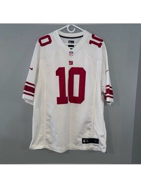 Eli Manning #10 White & Red New York Giants Nike NFL Super Bowl MVP Jersey
